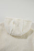 Sherpa Fleece Zip Front Drawstring Hood Drop Shoulder Pocketed Jacket